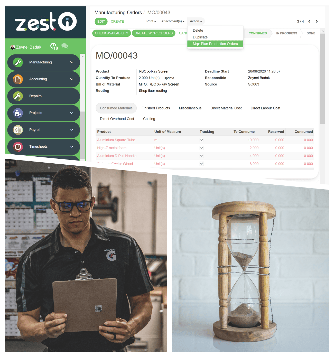 ZEST Cloud ERP MRP Software ZEST Cloud ERP MRP Software