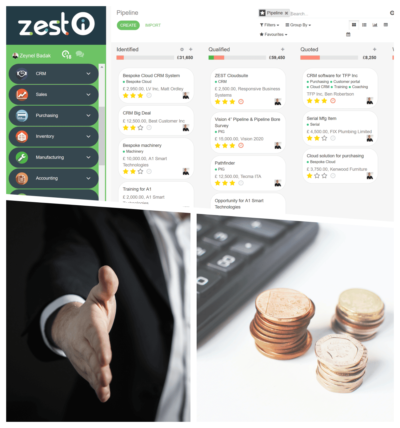 ZEST Cloud ERP Software Sales Pipeline ZEST Cloud ERP Software Sales Pipeline