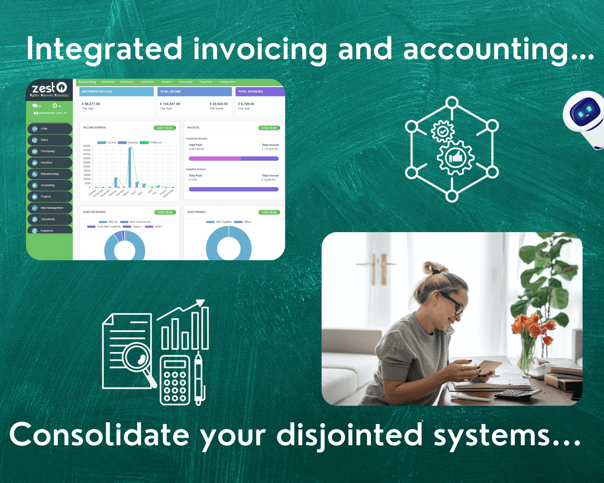Cloud Software Integrated Invoicing Accounting