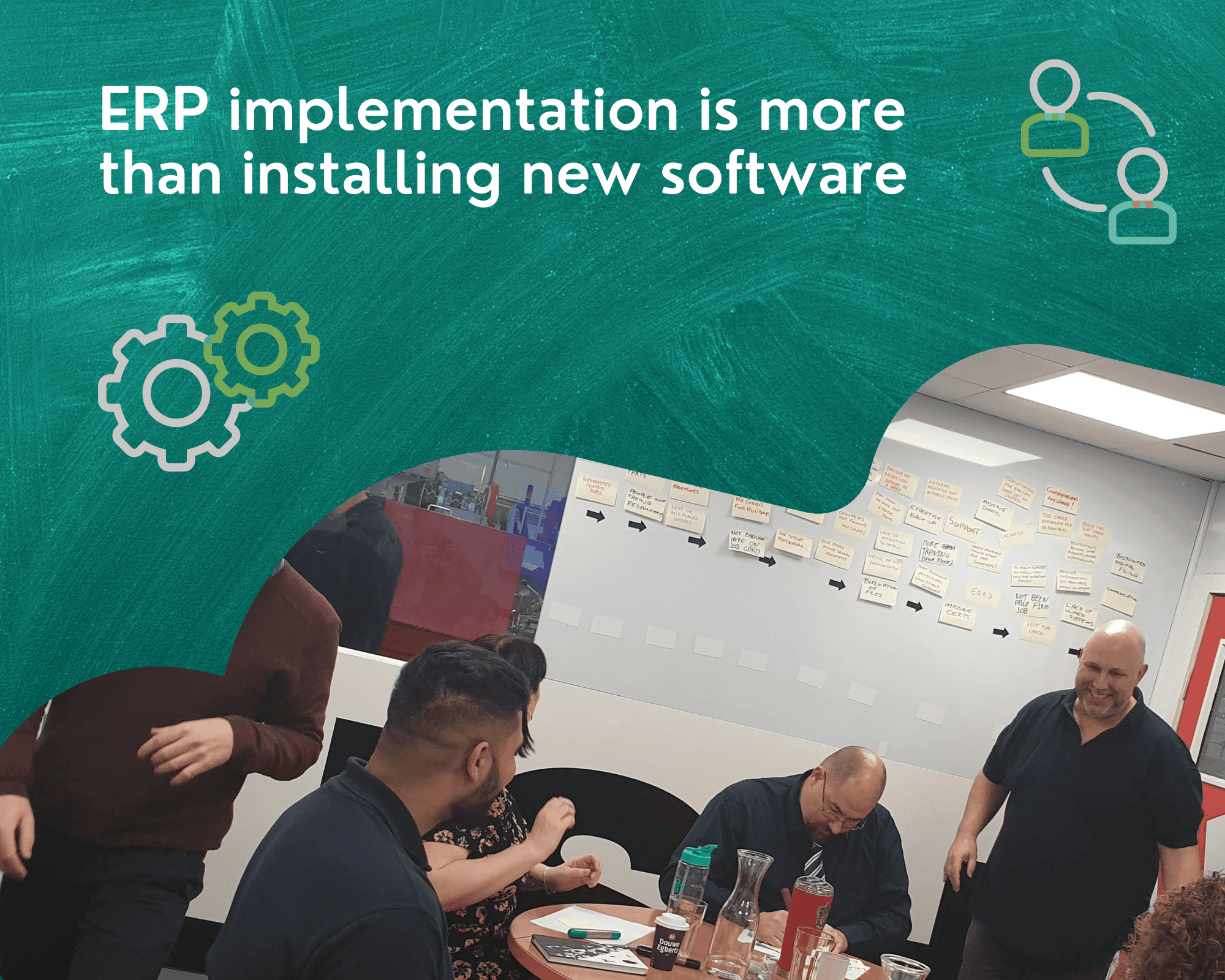An ERP implementation is more than installing new software